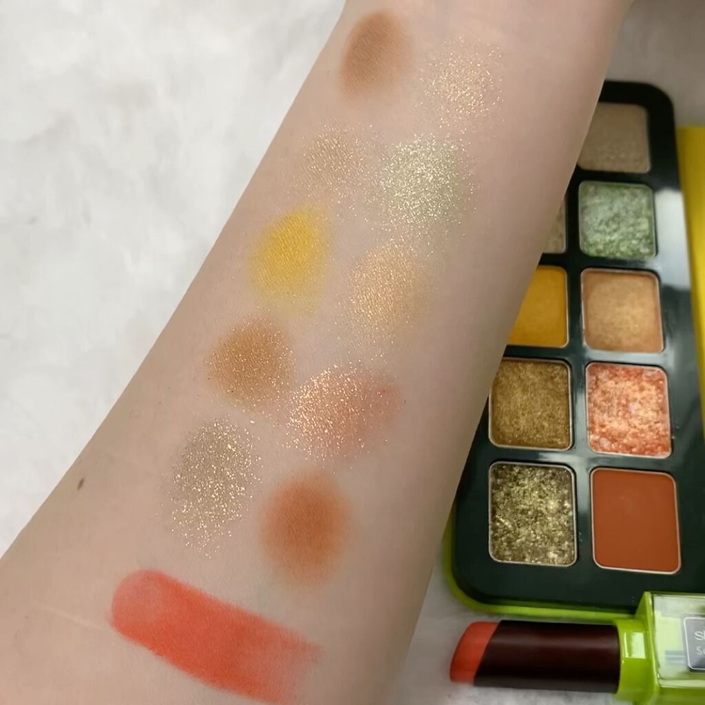 マッチャ ジェノワーズ アイ パレット /shu uemura/アイシャドウパレットを使ったクチコミ（2枚目）