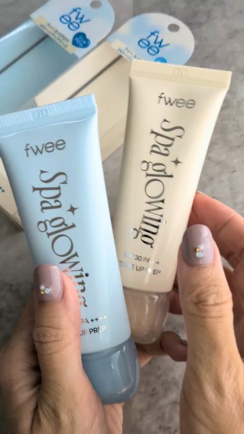 スパグロウUVトーンアップベース/fwee/化粧下地を使ったクチコミ（1枚目）