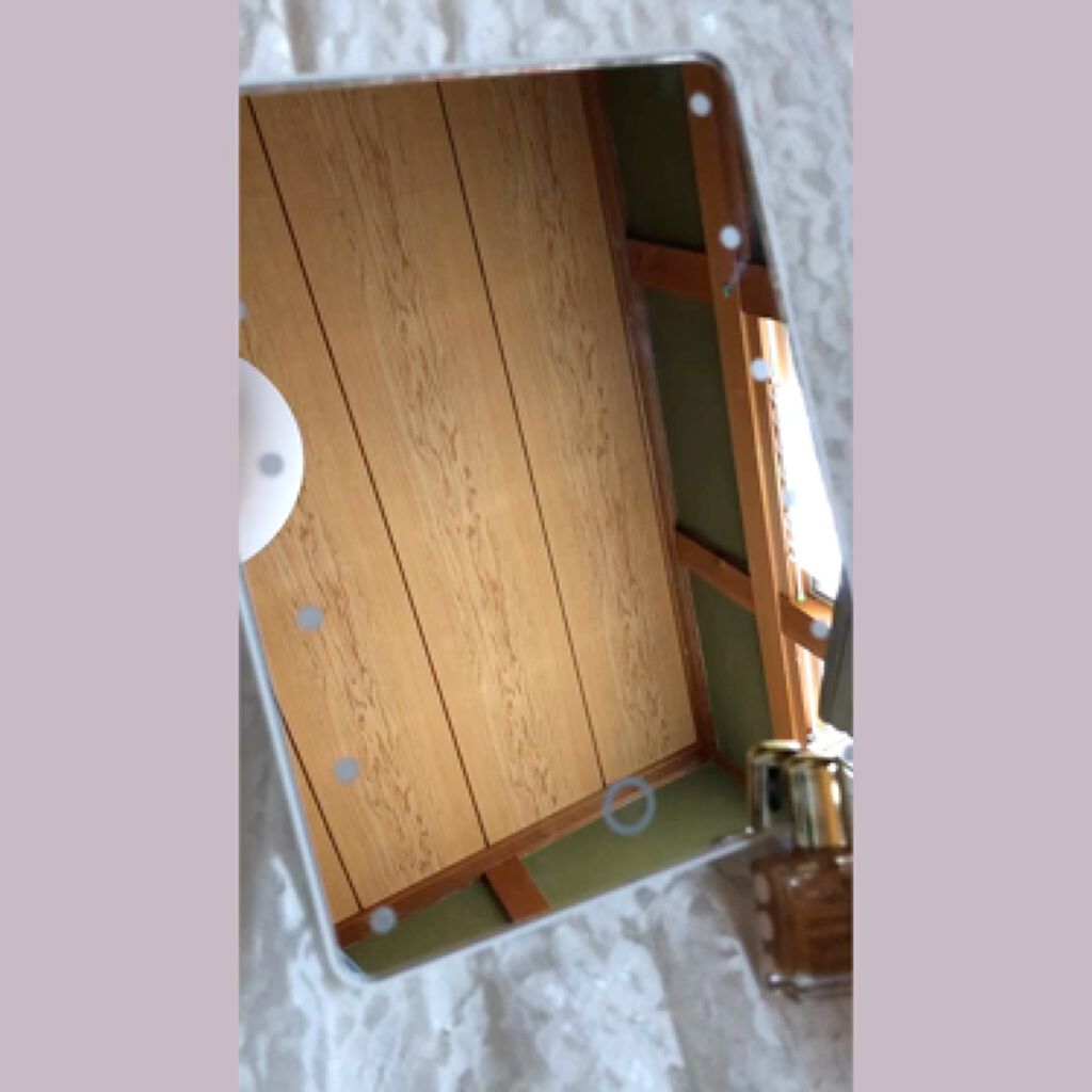 LED付ミラー(スタンドタイプ)/DAISO/その他化粧小物を使ったクチコミ（2枚目）
