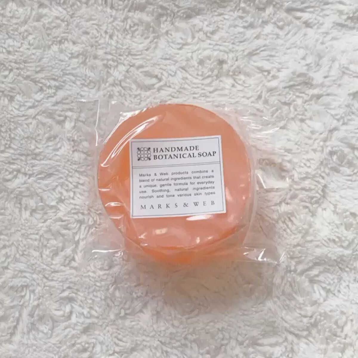 ハンドメイドボタニカルソープ マンゴー/マンダリン/MARKS&WEB/洗顔石鹸を使ったクチコミ（1枚目）