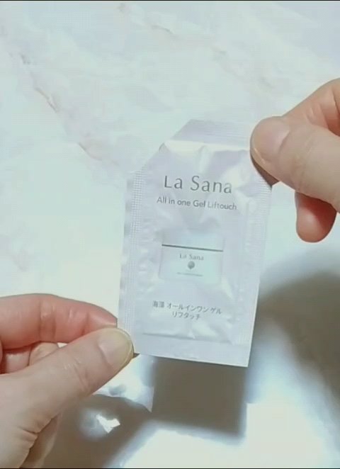 試してみた】ラサーナ 海藻 オールインワン ゲル リフタッチの効果・肌