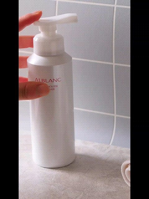 マイクロムース リフレッシャー/ALBLANC/泡洗顔を使ったクチコミ（1枚目）