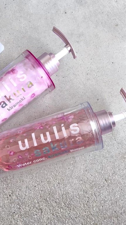 ウォーターコンク モイスト シャンプー(桜ver.)/ヘアトリートメント(桜ver.)/ululis/市販シャンプーを使ったクチコミ(6枚目)