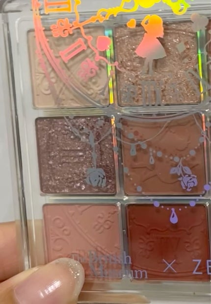 クォーツ 9色アイシャドウパレット(ドリームランドアイシャドウ)/ZEESEA/アイシャドウパレットを使ったクチコミ(3枚目)