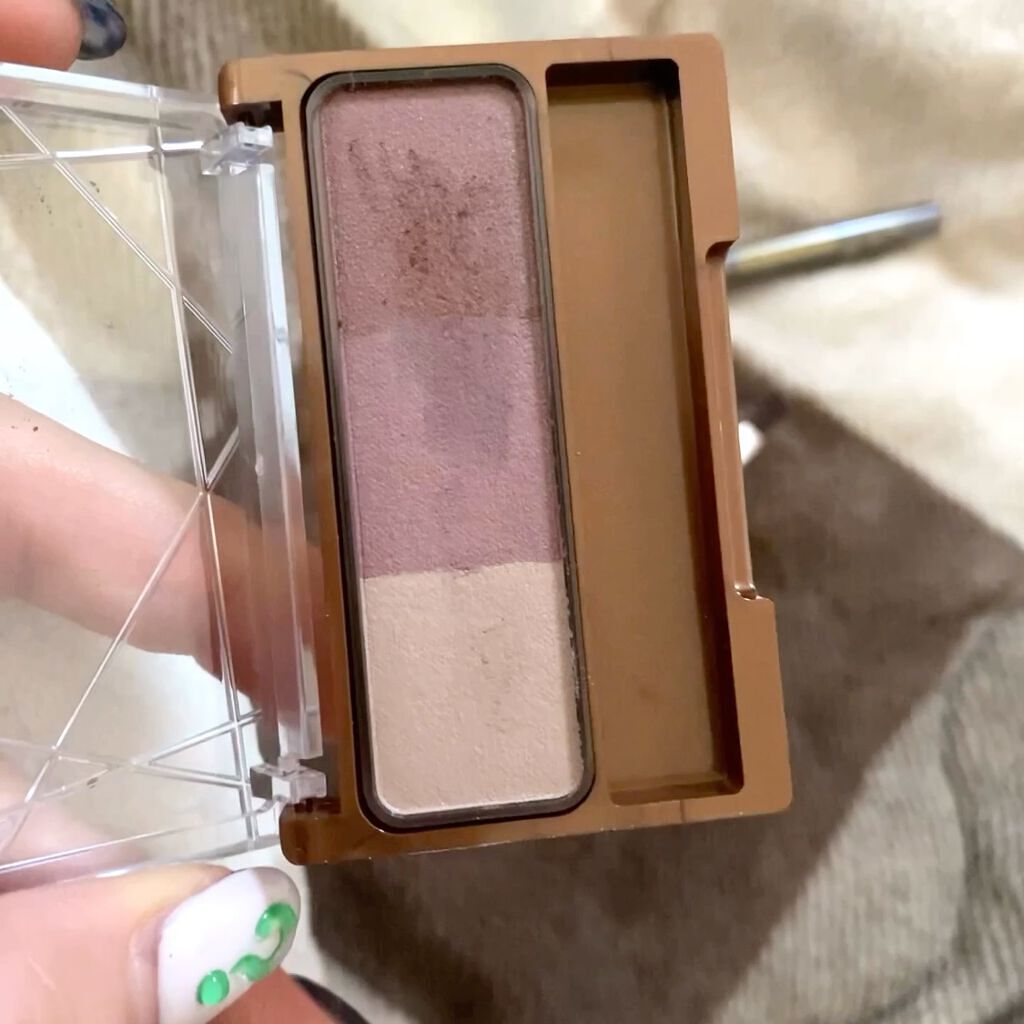 ノーズ＆アイブロウパウダー/CEZANNE/パウダーアイブロウを使ったクチコミ（2枚目）