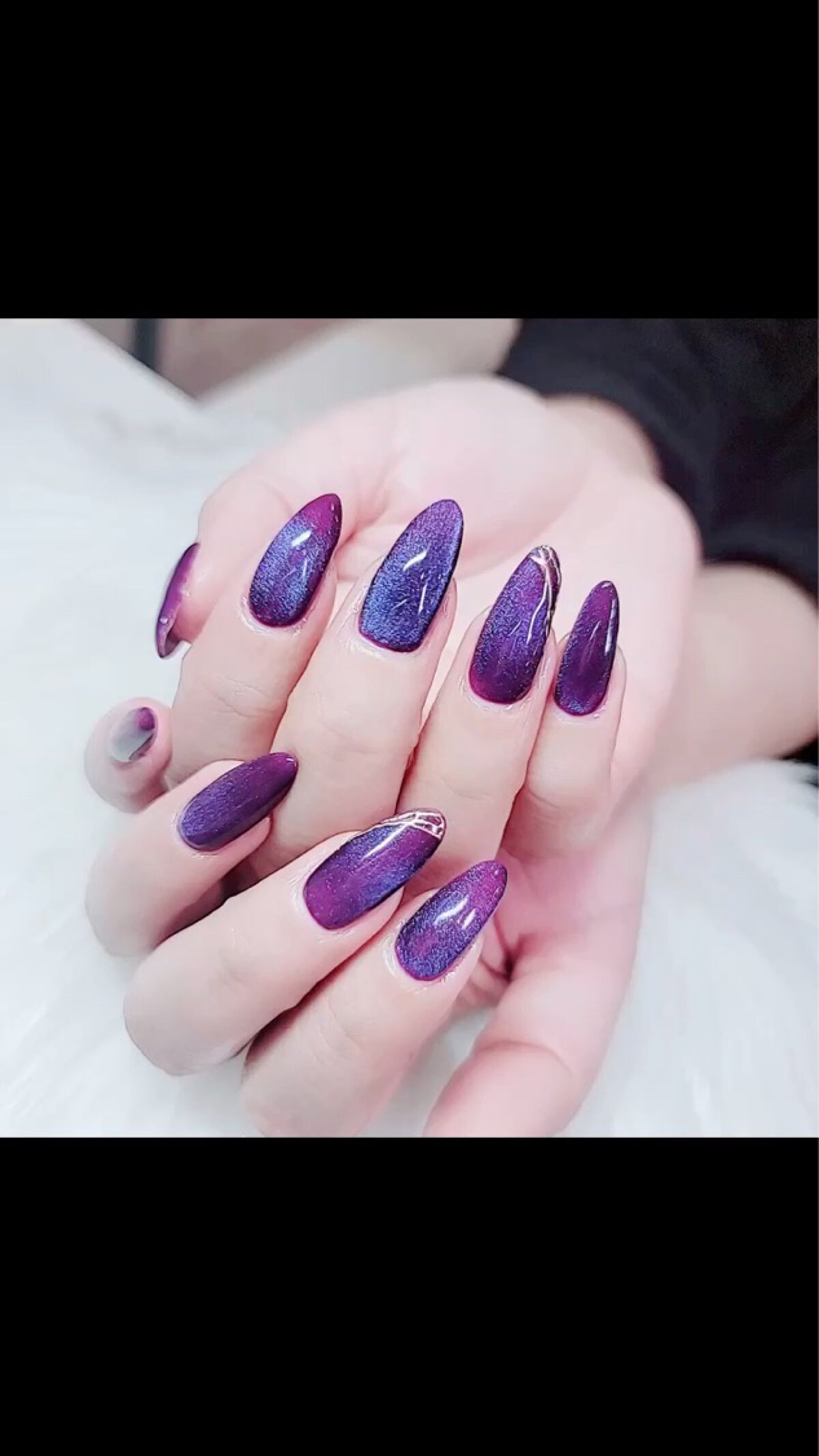 #ギャラクシーネイル,#シンプルネイルのネイルデザイン