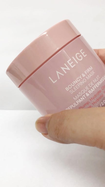 バウンシースリーピングマスク/LANEIGE/フェイスクリームの人気ショート動画