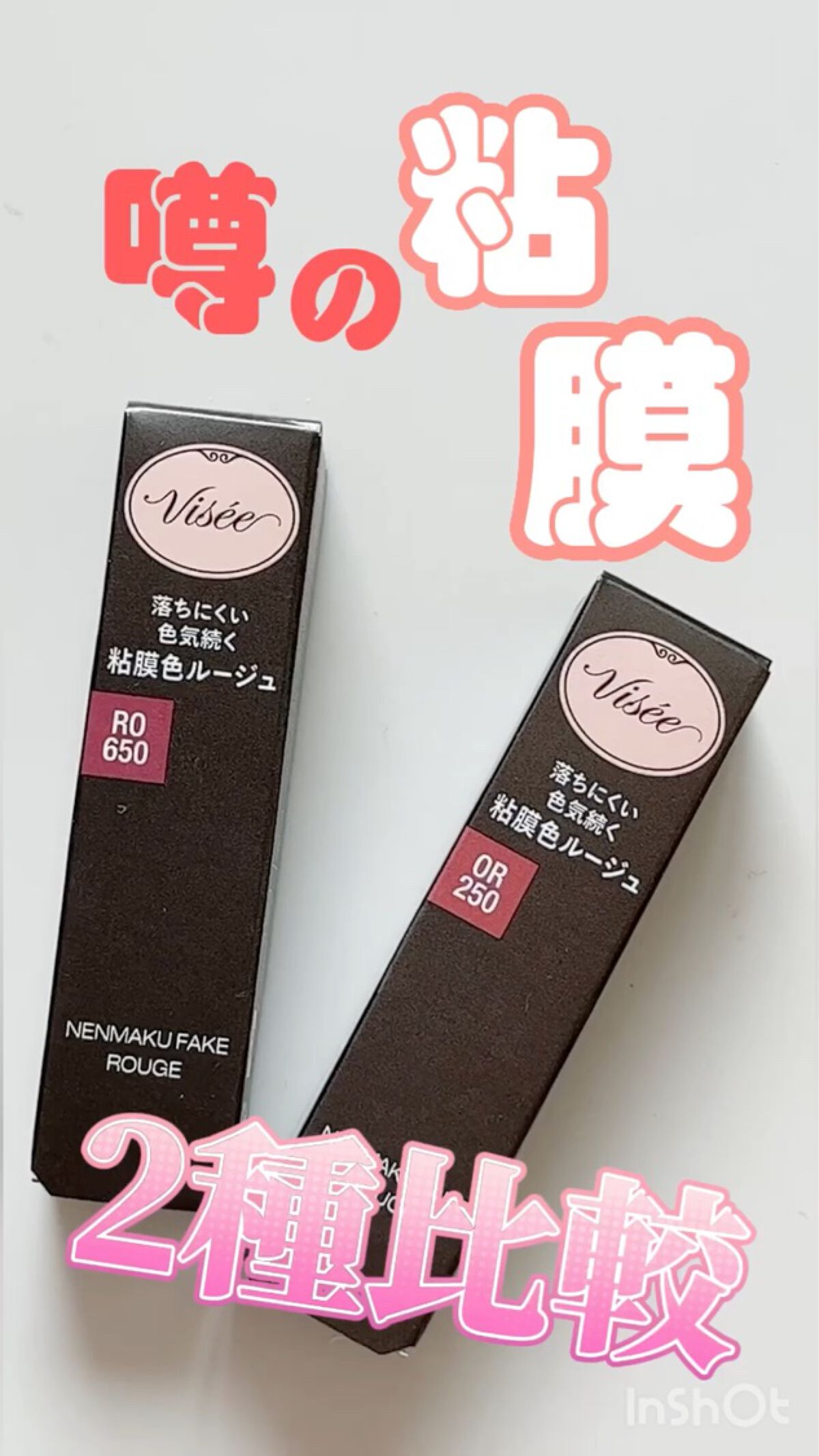 ネンマクフェイク ルージュ/Visée/口紅を使ったクチコミ（1枚目）