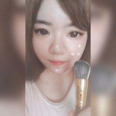 えりにゃん💖フォロバ💖 on LIPS 「リキッドファンデーションブラシはこれできまり！ウエダ美粧堂のブ..」（1枚目）