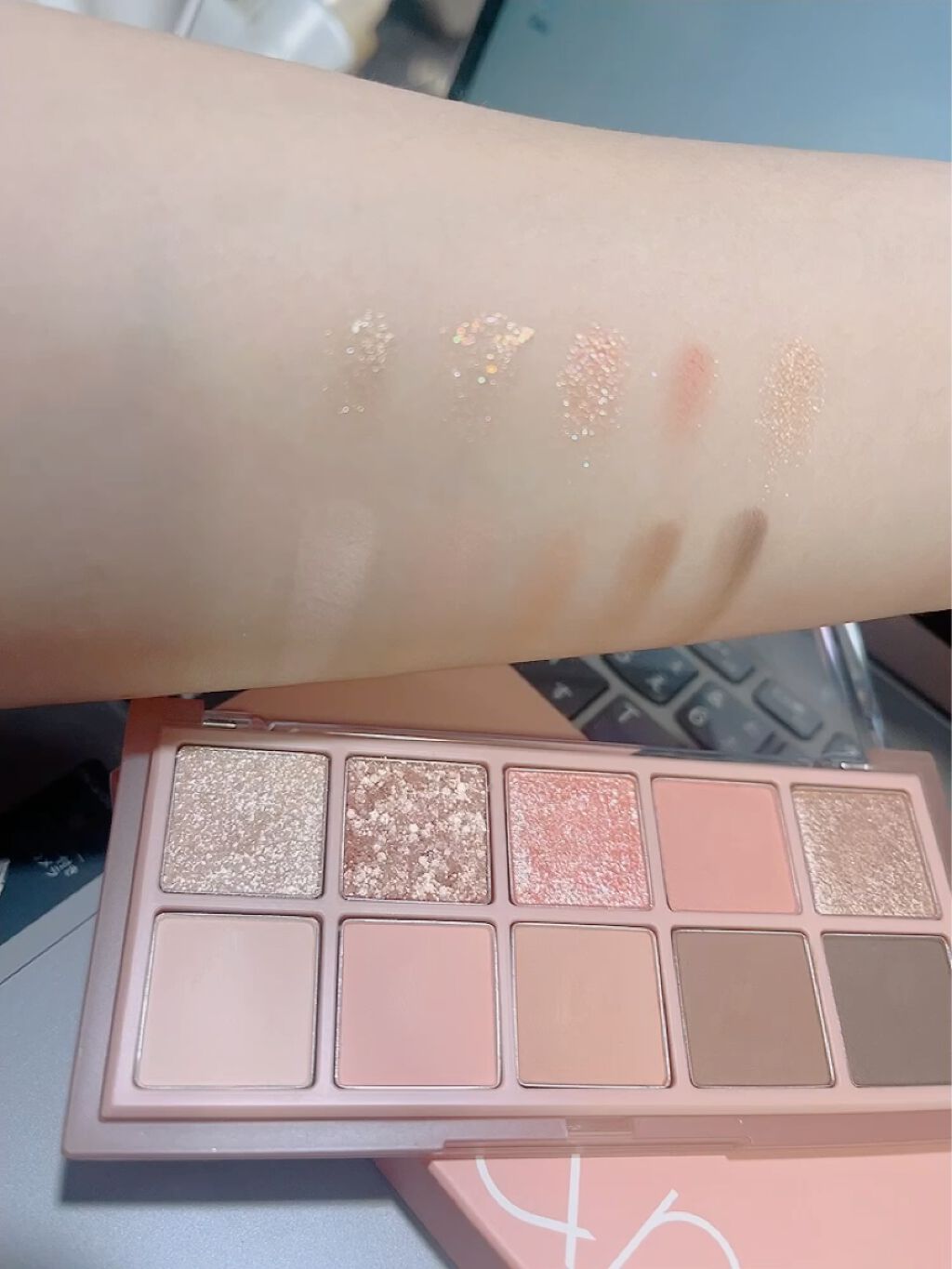 ベターザンパレット/rom&nd/アイシャドウパレットを使ったクチコミ（2枚目）