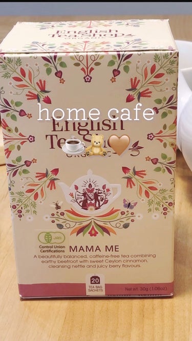 MAMA ME   ママ　ミー❤︎
オーガニックハーバルティー

English Tea Shop
イングリッシュティーショップ
¥972（税込）

育児で忙しいママのために作られた、オーガニックハーブ