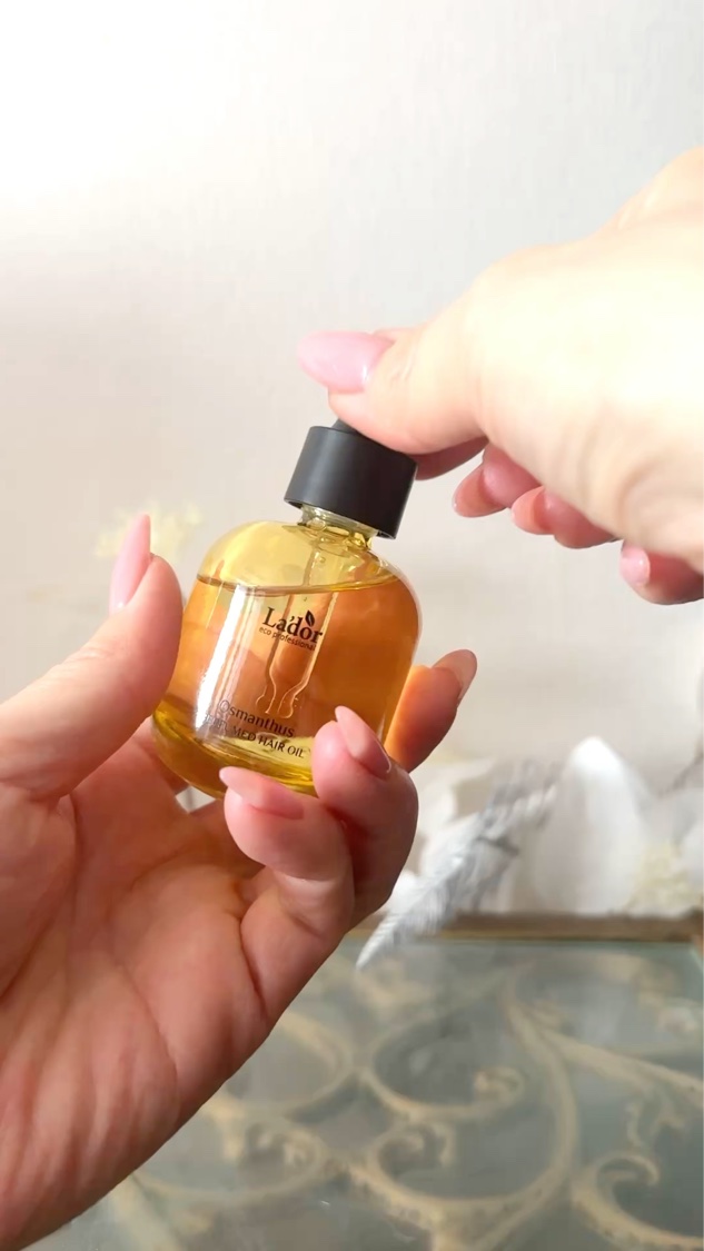 パフュームヘアオイル オスマンサス/La'dor/ヘアオイルを使ったクチコミ（2枚目）