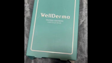 teatree soothing ampoule mask/WellDerma/シートマスク・パックの動画クチコミ1つ目