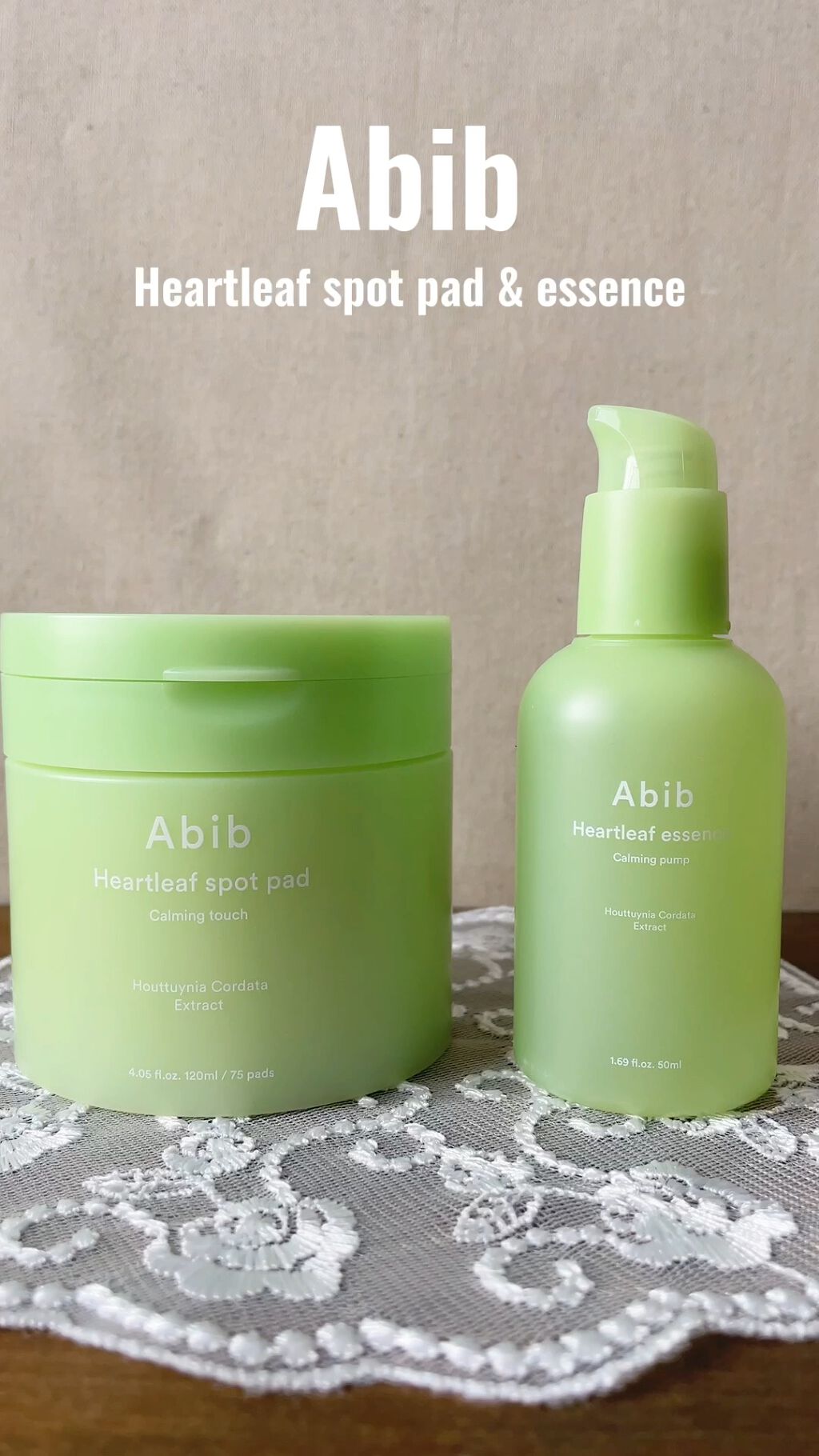 Heartleaf essence Calming pump/Abib /美容液の人気ショート動画