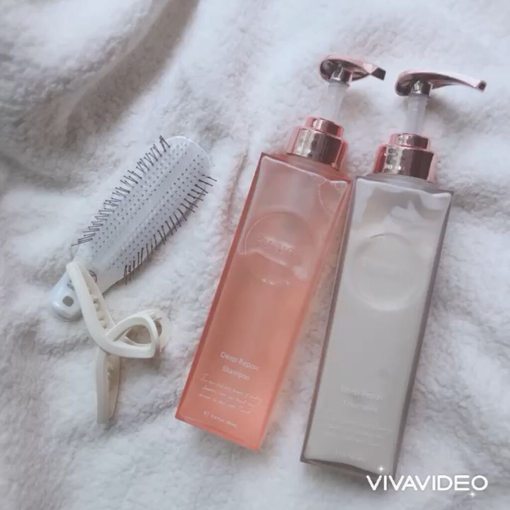 プルント ディープリペア美容液シャンプー／トリートメント/Purunt./市販シャンプーを使ったクチコミ（1枚目）