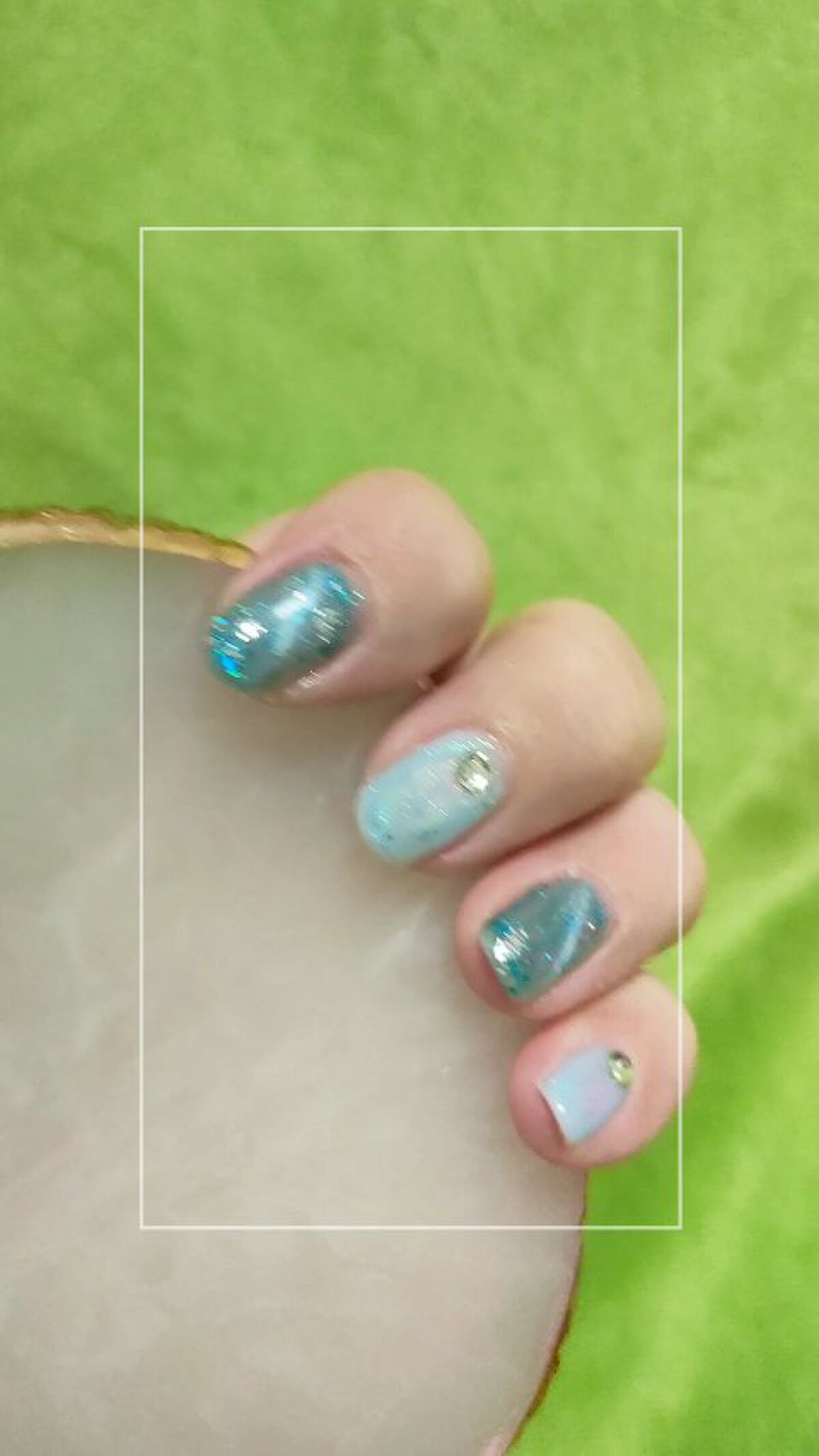 ジェルネイル（ライト対応）/セリア/ジェルネイルを使ったクチコミ（1枚目）