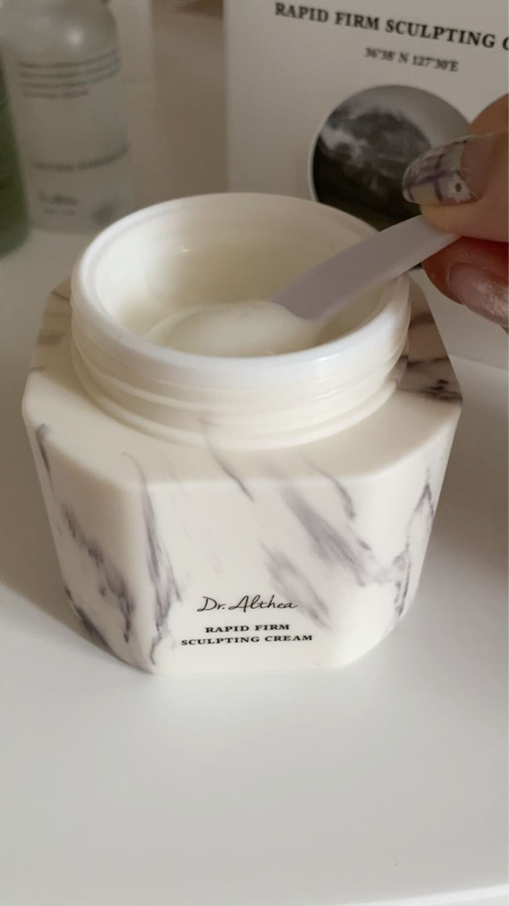 Dr.Althea ラピート ファーム スカルプティング クリームのクチコミ「♡不思議なテクスチャーの保湿クリーム♡

🎀＿＿＿＿＿＿＿＿
Dr.Althea
ラピートファ.....」（3枚目）