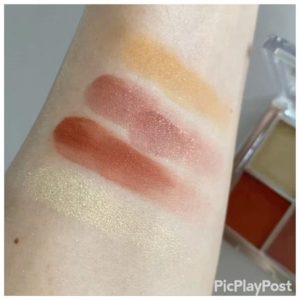 アイランドアドベンチャー4アイシャドウ/HEXZE(ヘックスゼ)/アイシャドウパレットを使ったクチコミ(4枚目)