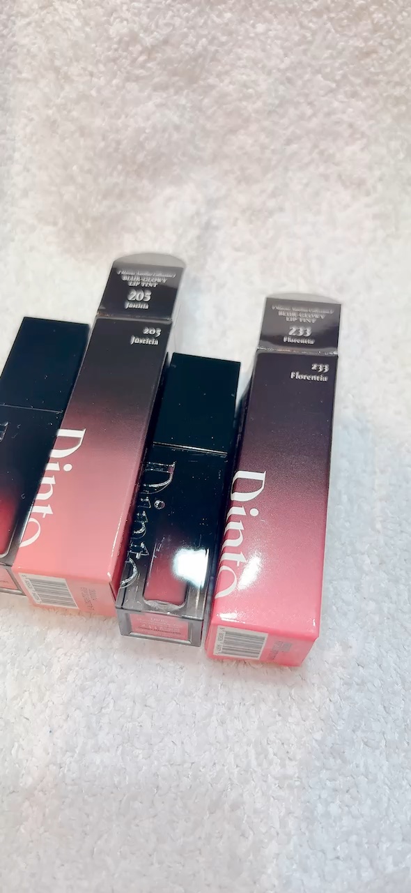 ブラーグロイリップティント/Dinto/リップティントの動画クチコミ3つ目