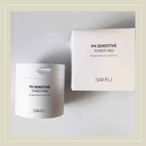 .

サミュ（@sam_u_jp ）様

🤍PHセンシティブトナーパッド🤍

洗顔後、サッとひと拭きするだけで
お肌がしっとり整うトナーパッド✨️

角質＆毛穴ケアもこれ1つでOK🙆

エッセンスたっぷりの2分割パッドが
お肌にピタッ