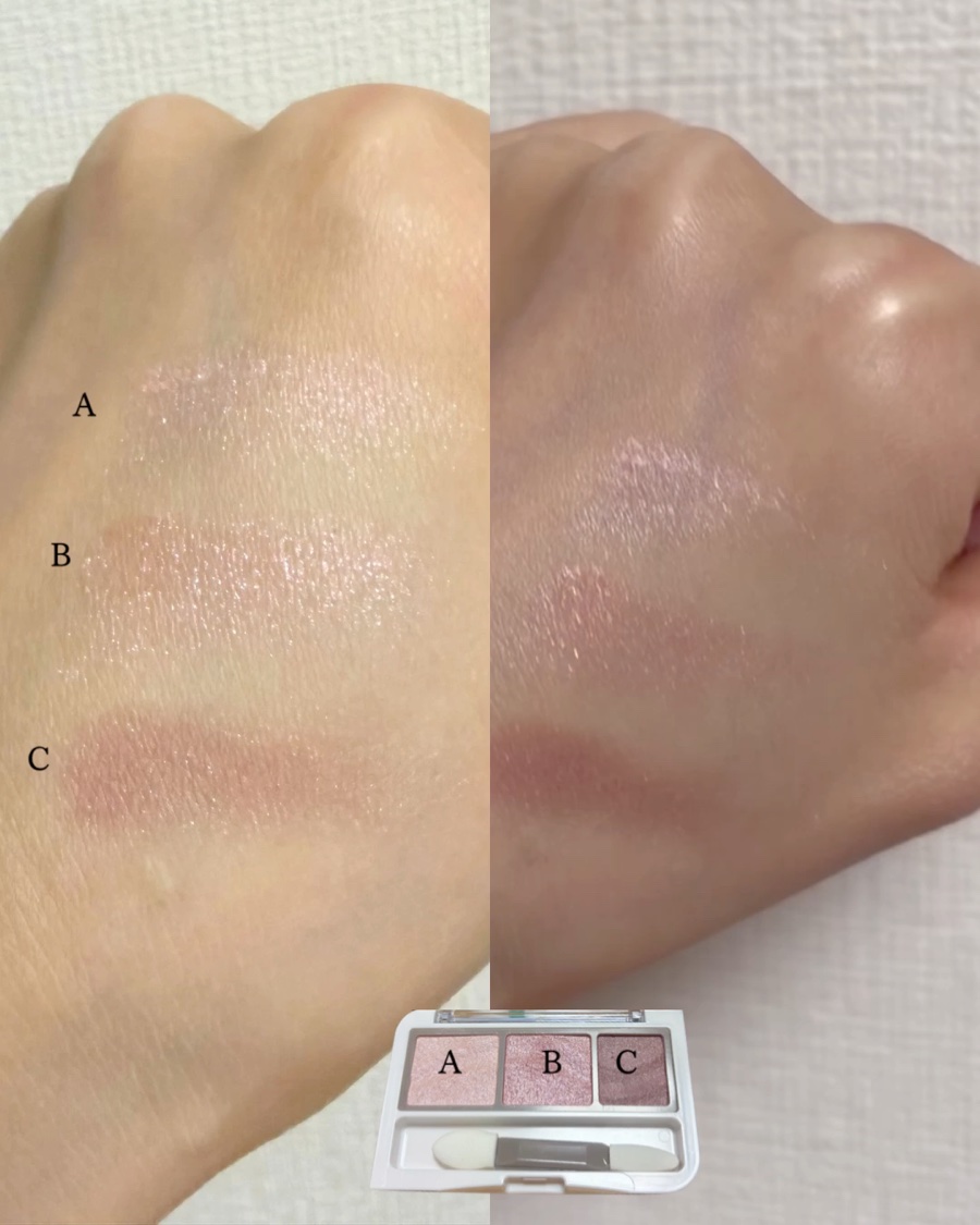 ライティングアップアイシャドウ/CEZANNE/アイシャドウを使ったクチコミ（3枚目）