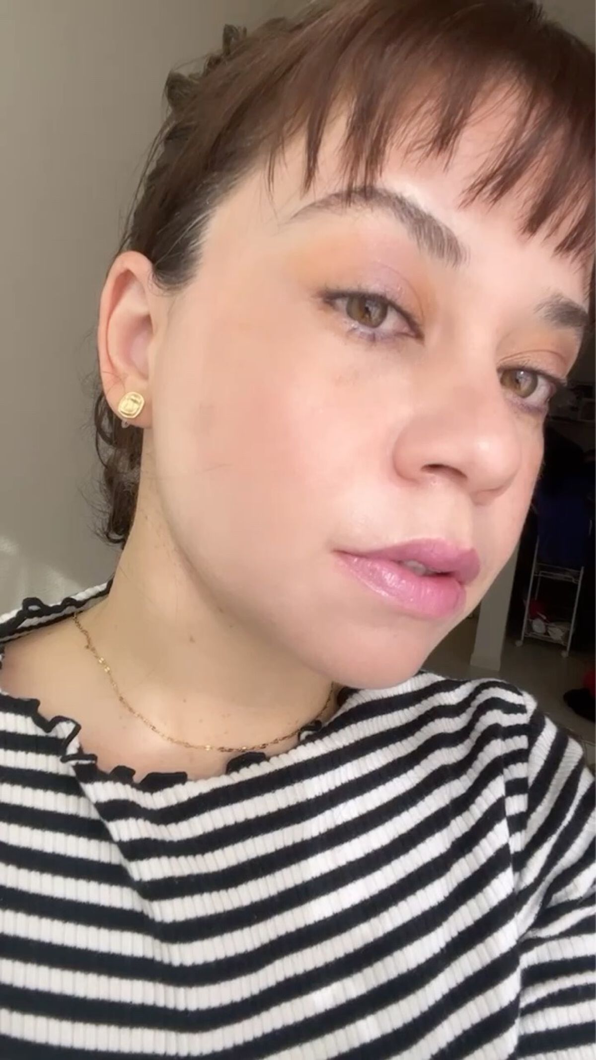 3CE SHEER LIQUID BLUSHER #SOFT FIG/3CE/リキッドチークを使ったクチコミ（3枚目）