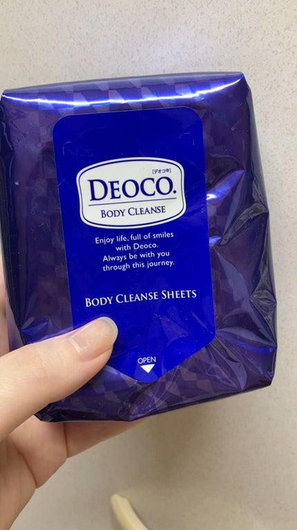ボディクレンズシート/DEOCO(デオコ)/ボディシートの動画クチコミ2つ目