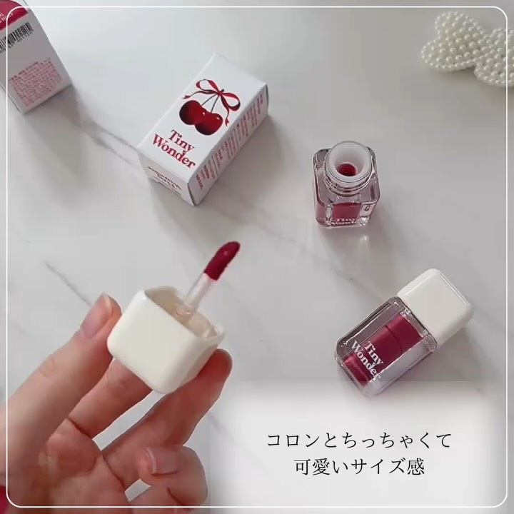 ハイパーデューイリップティント/Tiny Wonder/リップティントを使ったクチコミ（2枚目）