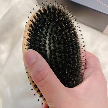 ヘアブラシ 猪毛&ピン ロング/UNU TIME/ヘアブラシを使ったクチコミ(3枚目)