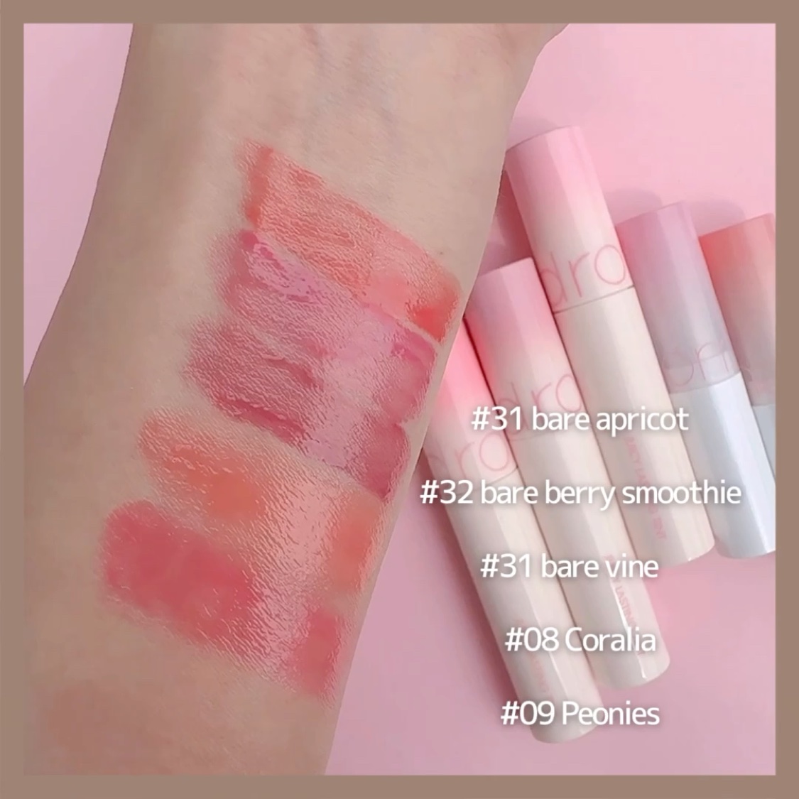 ジューシーラスティングティント/rom&nd/リップティントを使ったクチコミ（3枚目）