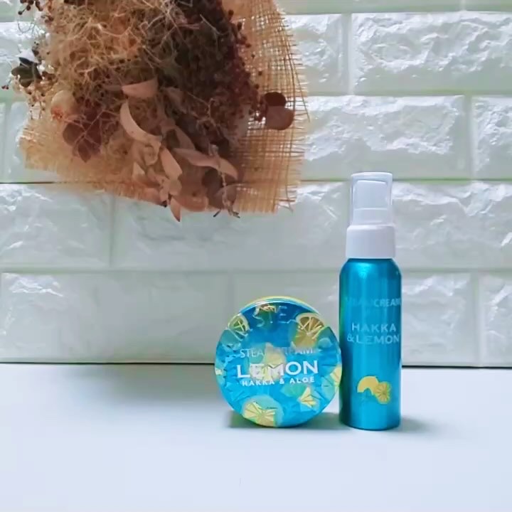 スチームクリーム ハッカ＆アロエ レモン/STEAMCREAM/ボディクリームを使ったクチコミ（2枚目）