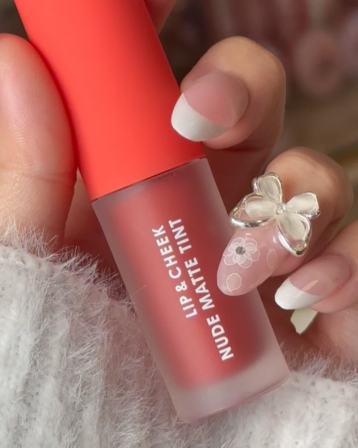 リップアンドチーク ヌードマットティント/CathyDoll/リップティントの動画クチコミ4つ目