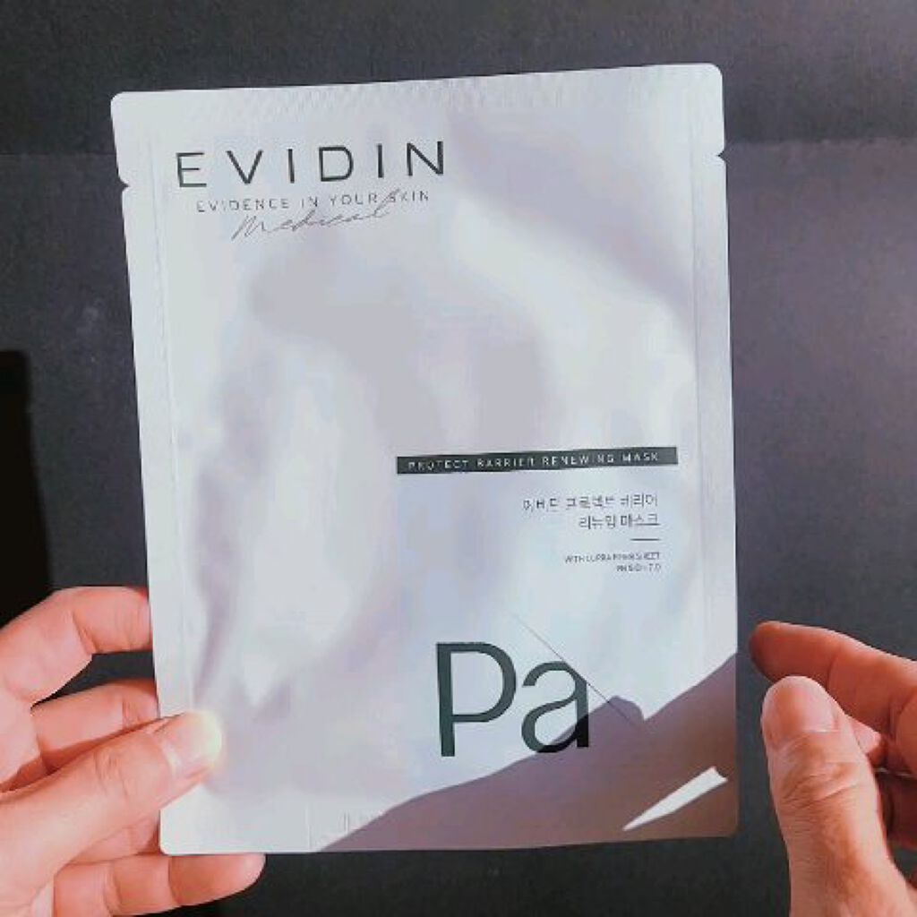 PROTECT BARRIER RENEWING MASK/EVIDIN/シートマスク・パックを使ったクチコミ（2枚目）