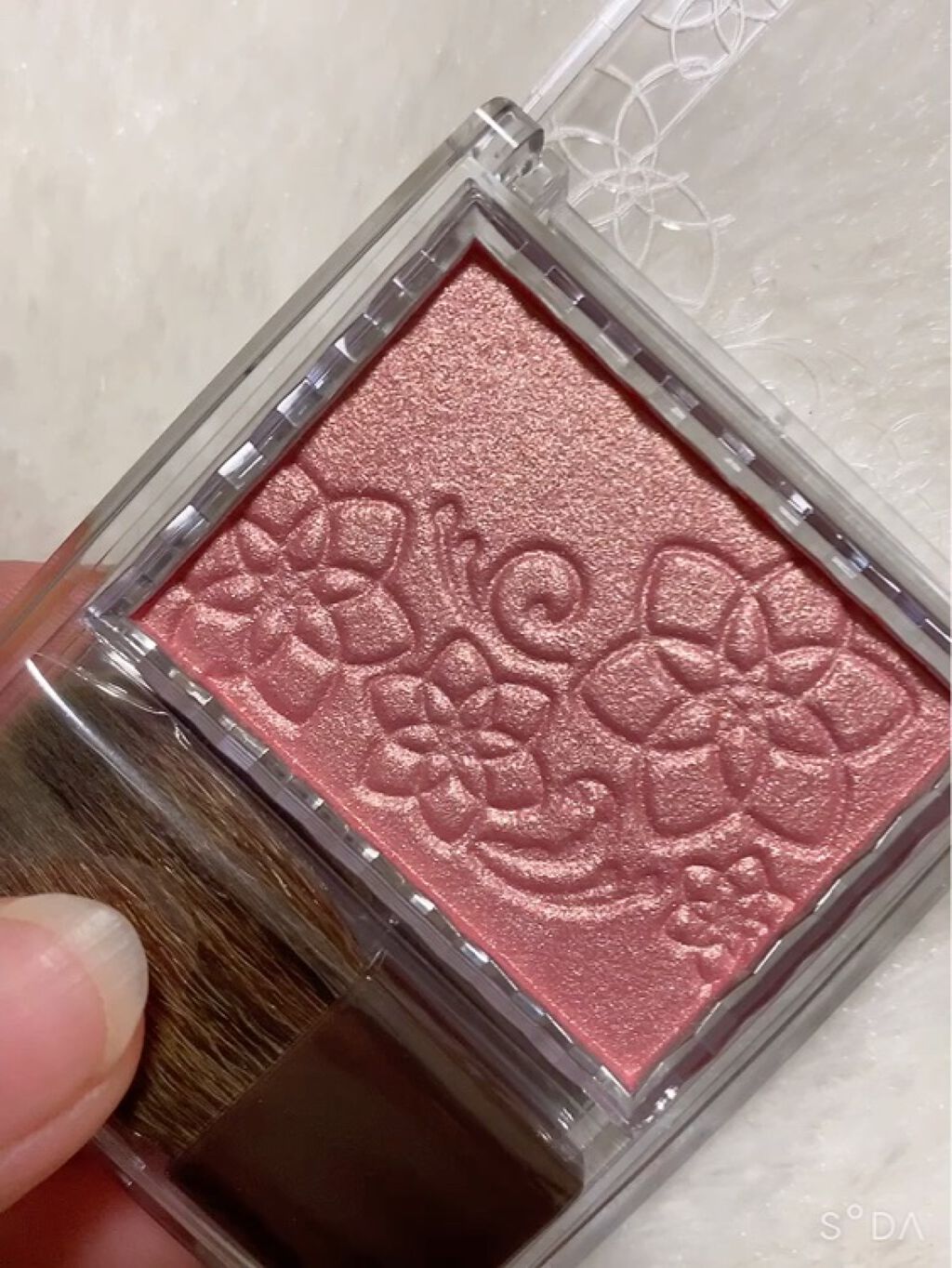 パールグロウチーク/CEZANNE/パウダーチークを使ったクチコミ（3枚目）