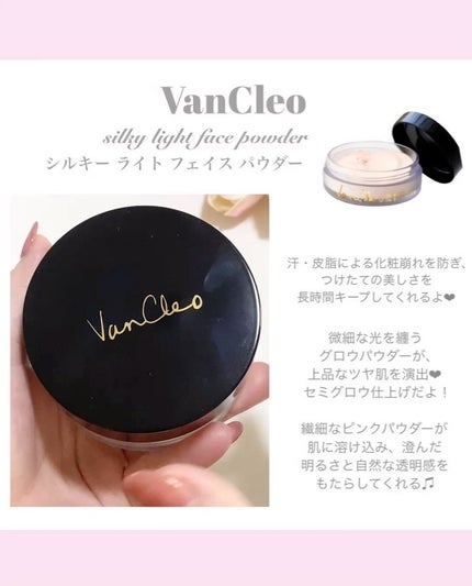 シルキー ライトフェイスパウダー/VanCleo/ルースパウダーを使ったクチコミ(3枚目)
