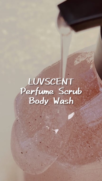 スクラブボディウォッシュ バースデイケーキ ラズベリーバニラ/LUV SCENT/ボディスクラブの人気ショート動画