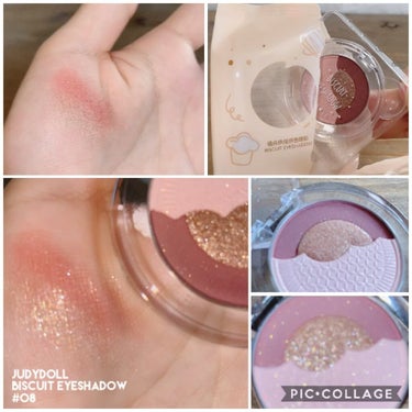 3colors eyeshadow/JUDYDOLL/パウダーアイシャドウを使ったクチコミ（2枚目）