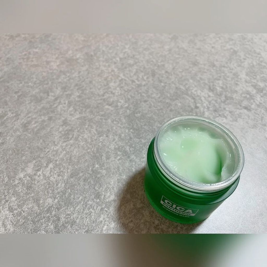 シカパンテノールスリーピングマスク/SNP/フェイスクリームを使ったクチコミ（3枚目）