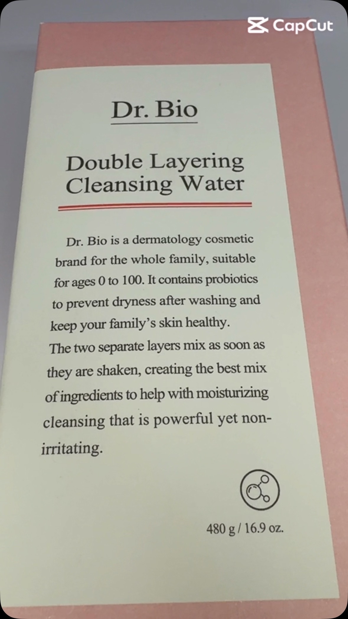 ダブルレイヤリングクレンジングウォーター/Dr.Bio/クレンジングウォーターの人気ショート動画