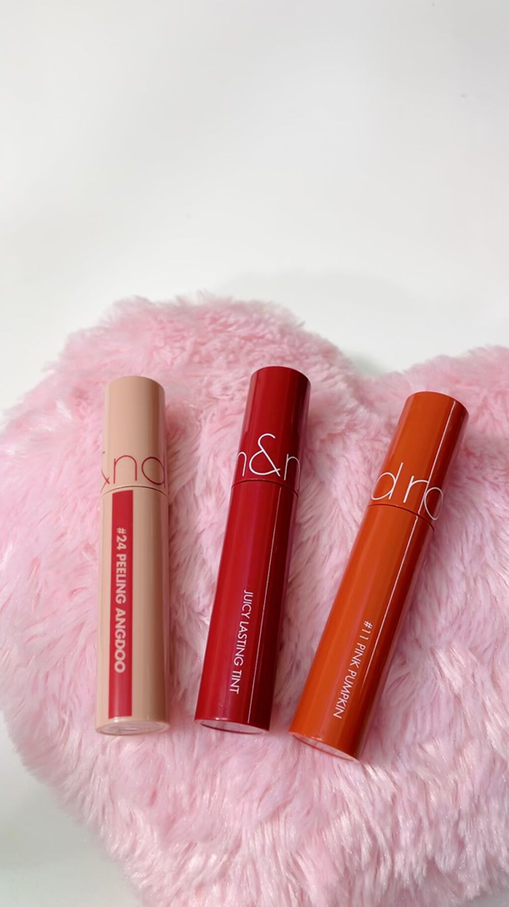 ジューシーラスティングティント/rom&nd/リップティントを使ったクチコミ（1枚目）