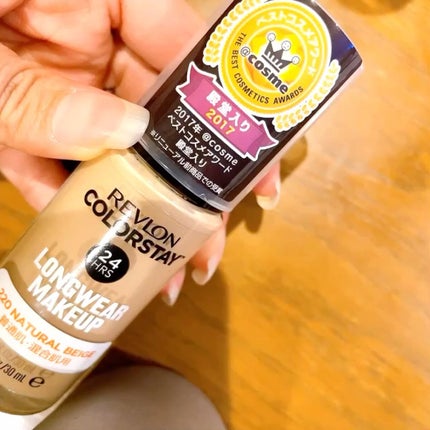 カラーステイ ロングウェア メイクアップ/REVLON/リキッドファンデーションを使ったクチコミ(3枚目)