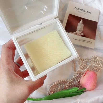 5番 白玉グルタチオンCフィルムパッド/numbuzin/トナーパッドを使ったクチコミ(3枚目)