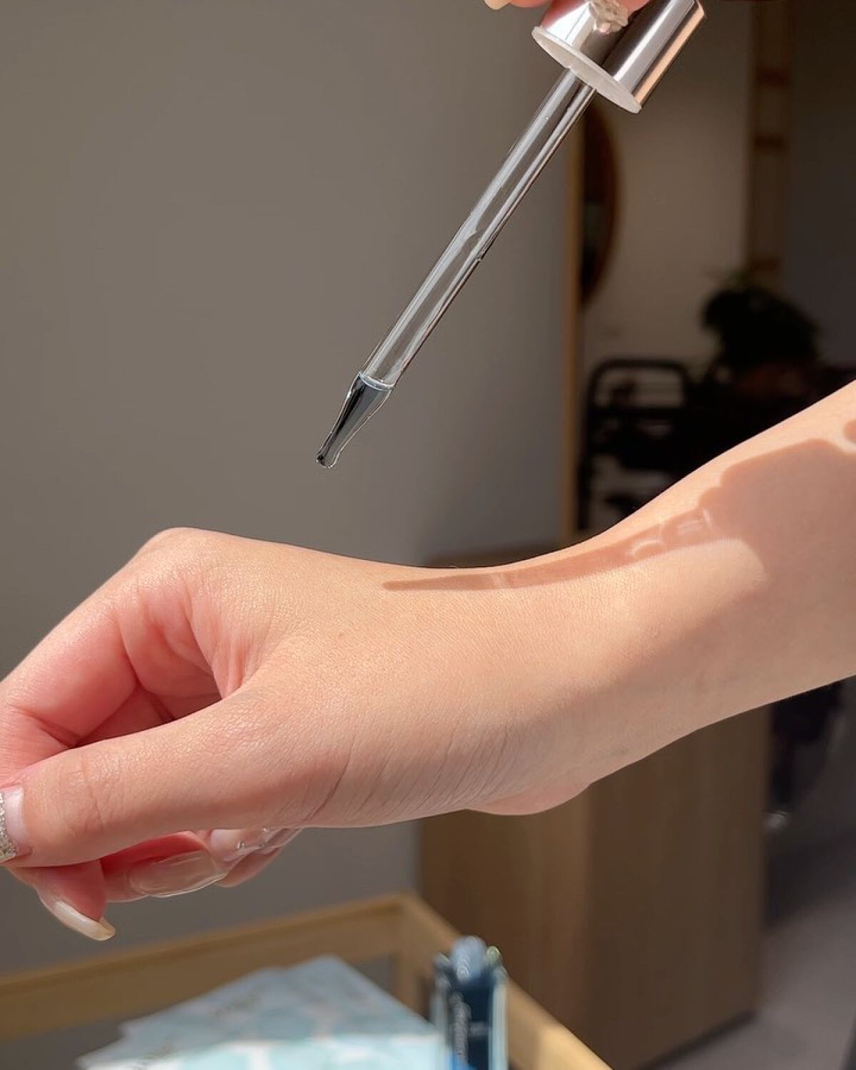 リブルーナイトフェイシャルオイル/Carenology95/美容液を使ったクチコミ（3枚目）