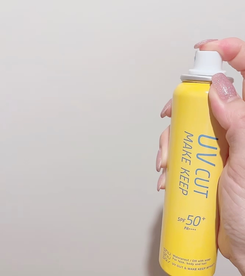 UVカット＆メイクキープスプレー+ /shushupa!/日焼け止めミスト・スプレーを使ったクチコミ（3枚目）