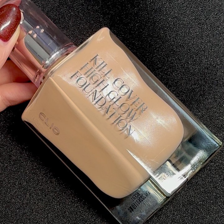 キル カバー ハイ グロウ ファンデーション/CLIO/リキッドファンデーションの動画クチコミ2つ目