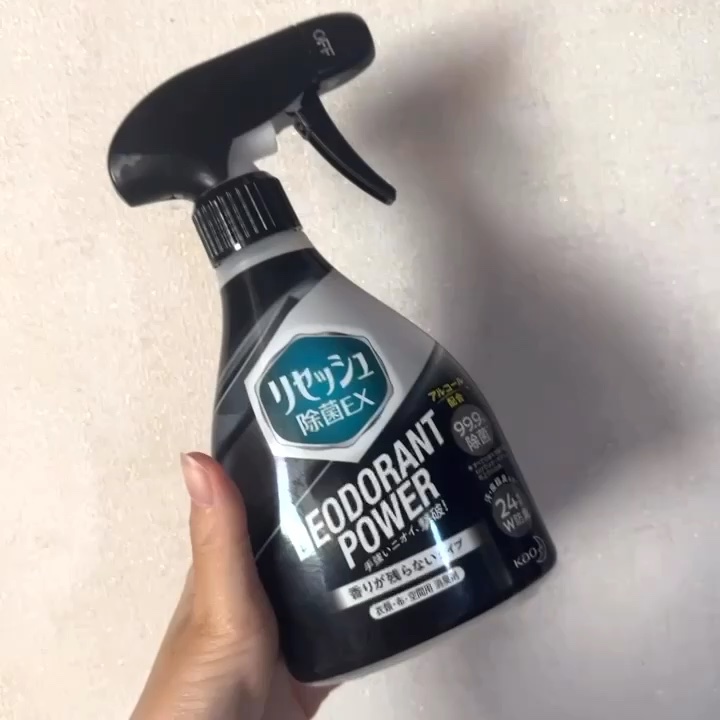 除菌EX デオドラントパワー 香りが残らないタイプ/リセッシュ/ファブリックミストを使ったクチコミ（1枚目）