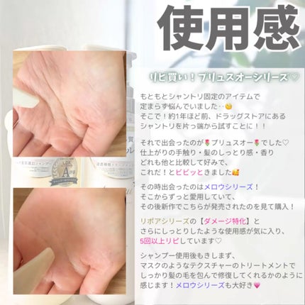 リポアシャンプー/リポアトリートメント/plus eau/市販シャンプーを使ったクチコミ(3枚目)