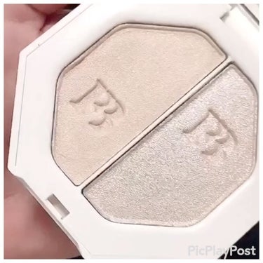 FREESTYLE HIGHLIGHTER DUO/FENTY BEAUTY BY RIHANNA/ハイライトを使ったクチコミ（1枚目）