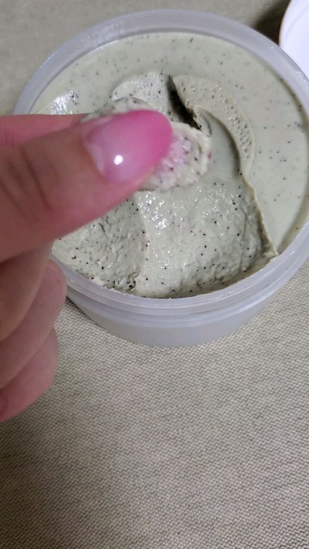 オリーブ＆ババス ボタニカル ボディスクラブ/Laline/ボディスクラブの動画クチコミ2つ目