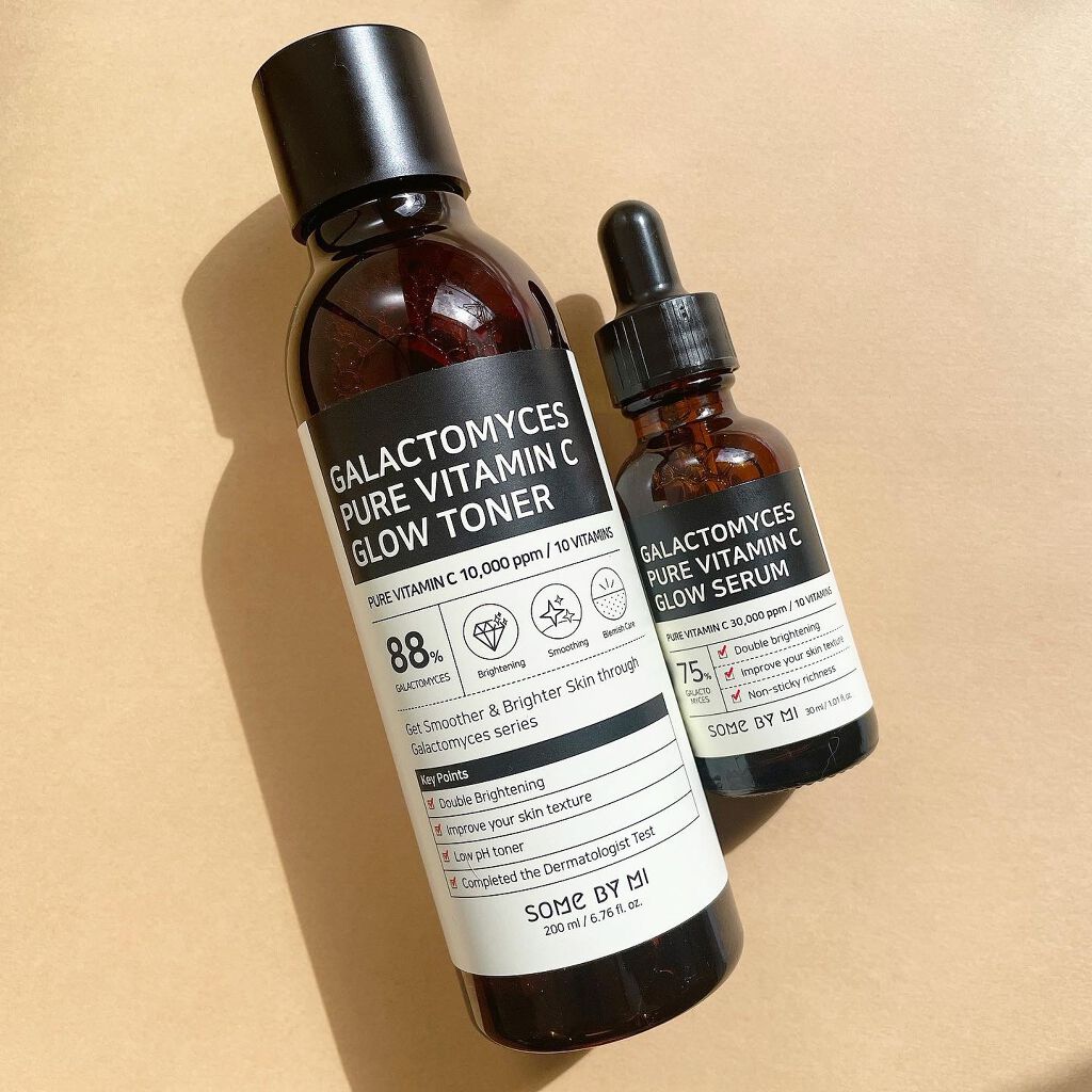 ガラクトミセスピュアビタミンCグローセラム/SOME BY MI/美容液の人気ショート動画